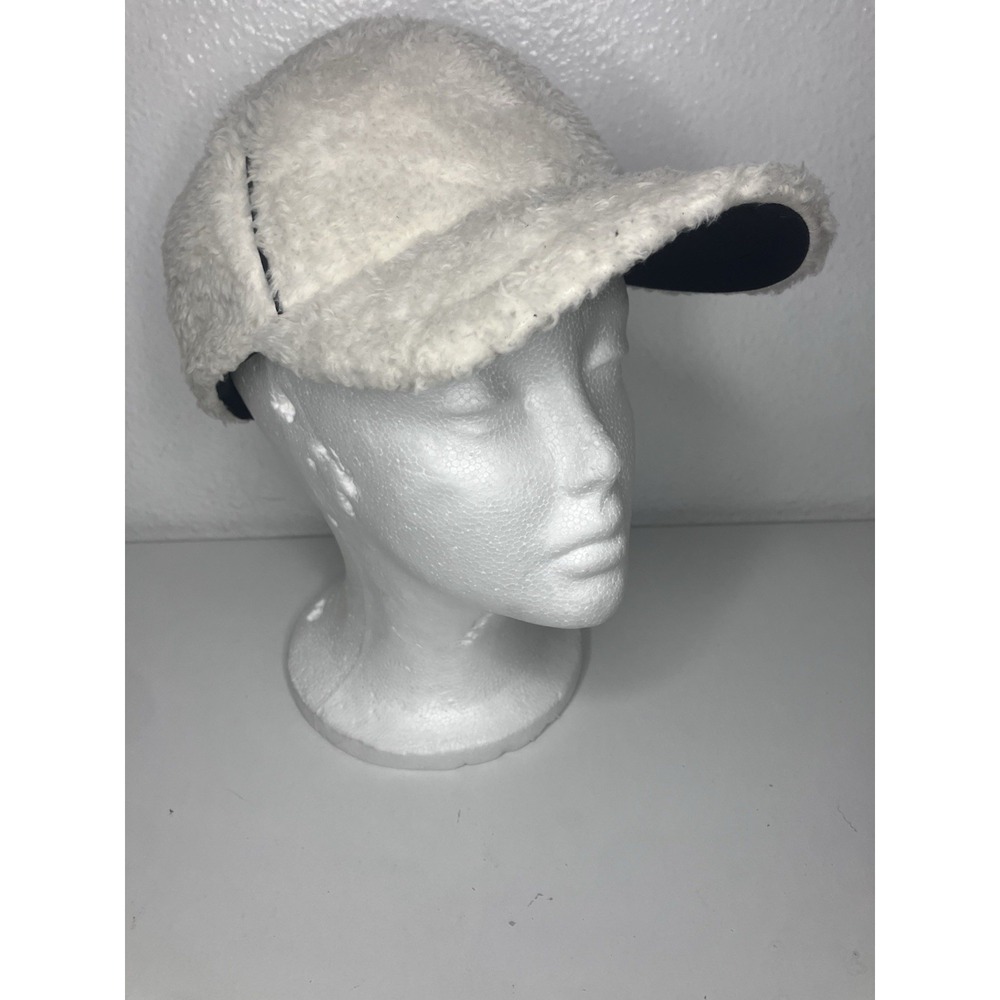 Ivivva Girls Ivory Sherpa Adjustable Active Hat One Size Excellent Condition
